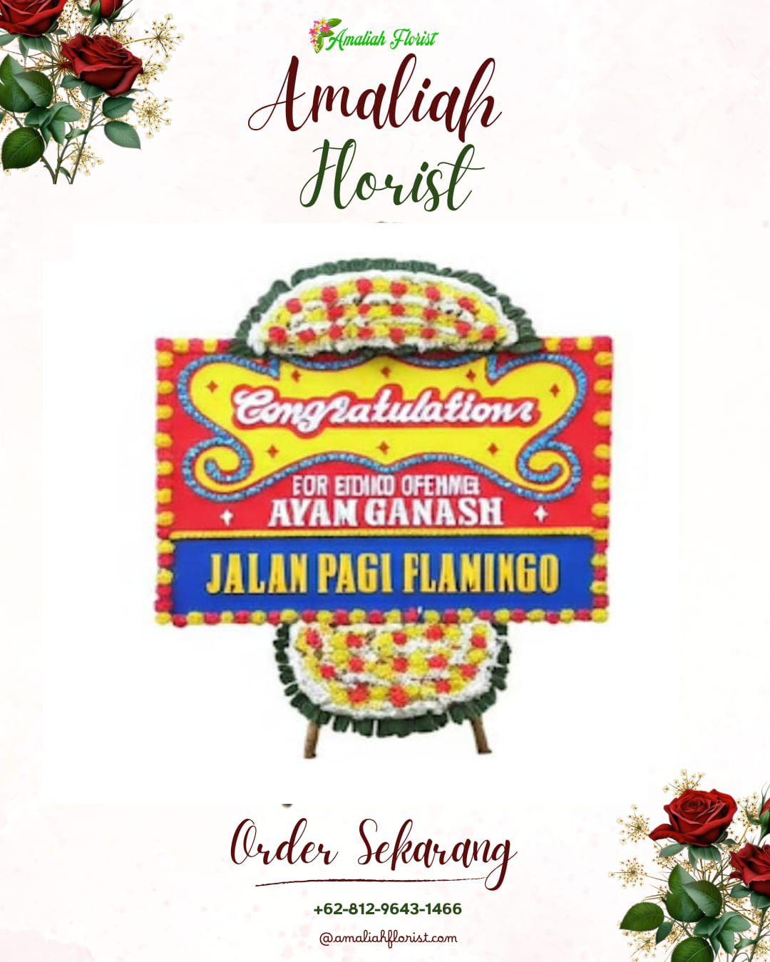 Sewa Papan Bunga Panjatan